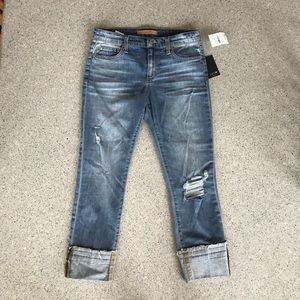 NWT Joe’s Jeans Cuffed Crop Jean with trendy cuffs